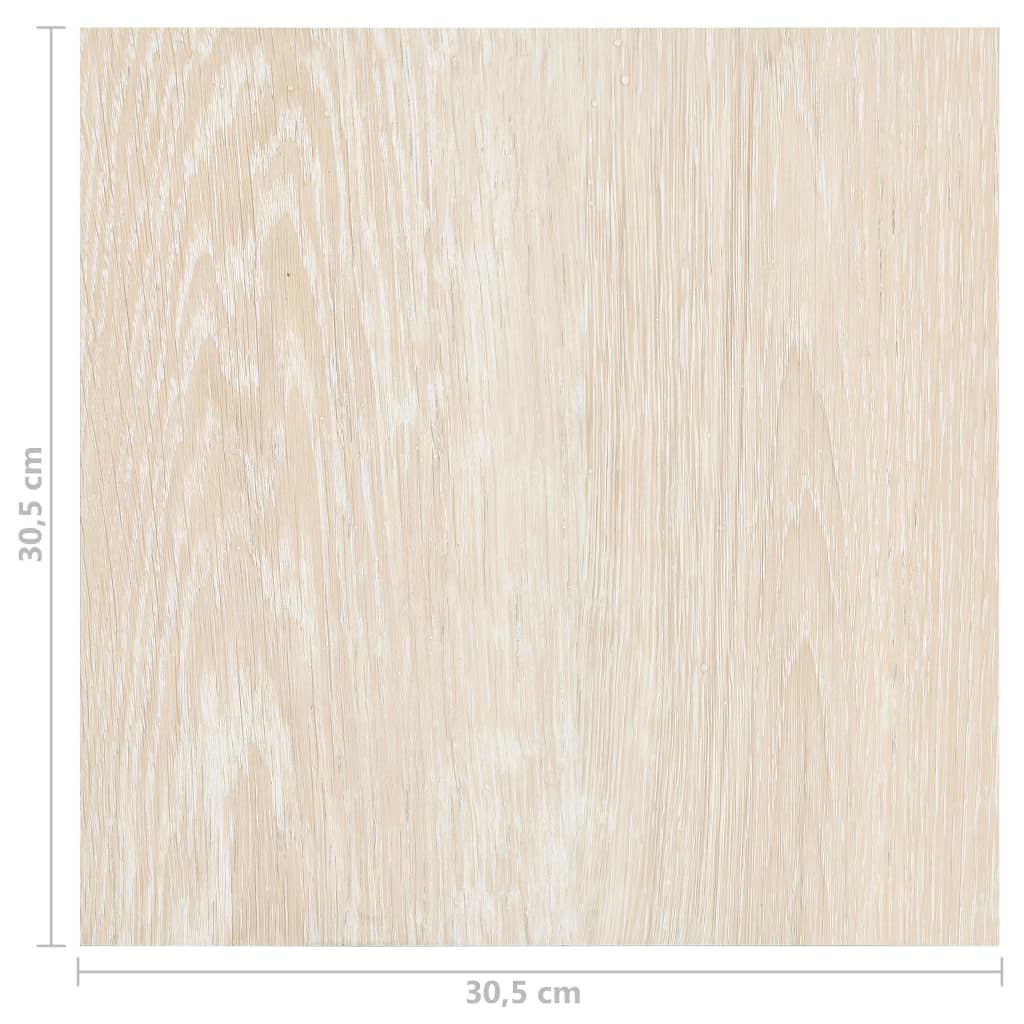 Dalles de plancher autoadhésives 55 pcs PVC 5,11 m² beige Tapis & revêtements de sol vidaXL
