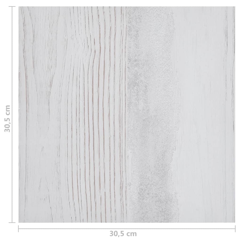 Dalles de plancher autoadhésives 55 pcs PVC 5,11 m² gris clair Tapis & revêtements de sol vidaXL