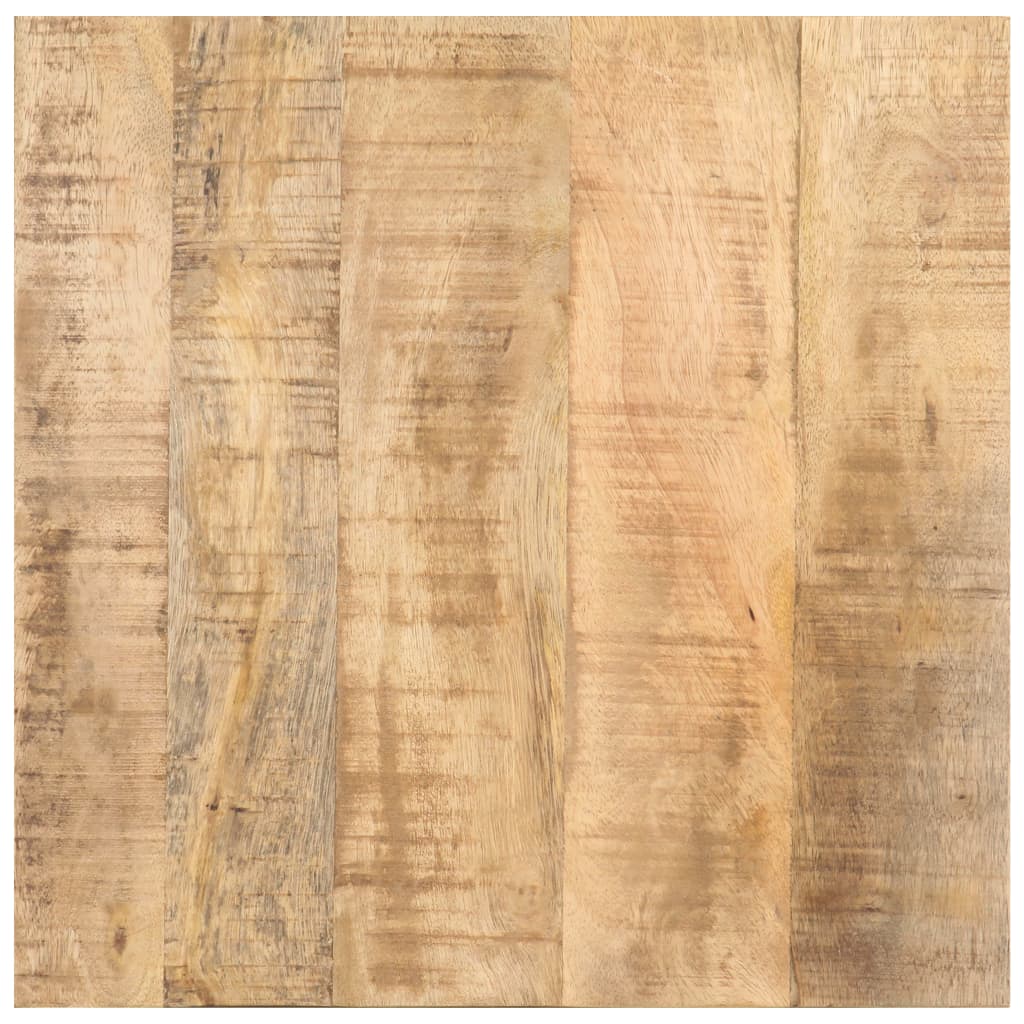 Table d'appoint avec roues 40x40x42 cm Bois de manguier brut Tables d'appoint vidaXL