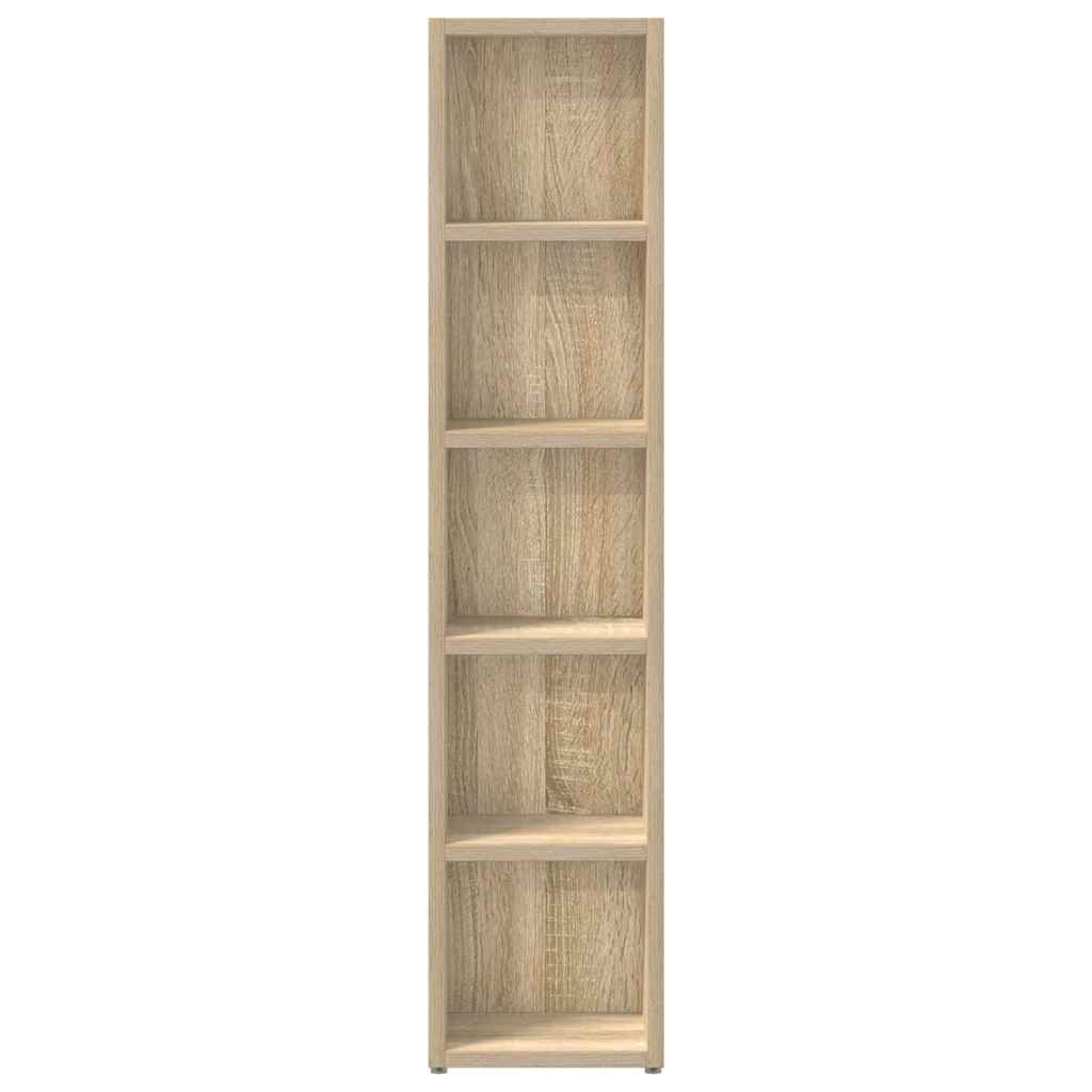 Armoires à CD 2 pcs Chêne sonoma 21x16x93,5 cm Aggloméré - XIOS
