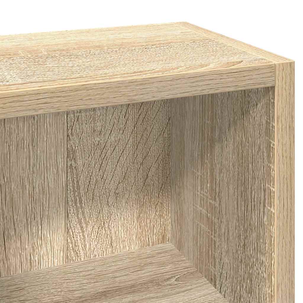Armoires à CD 2 pcs Chêne sonoma 21x16x93,5 cm Aggloméré - XIOS