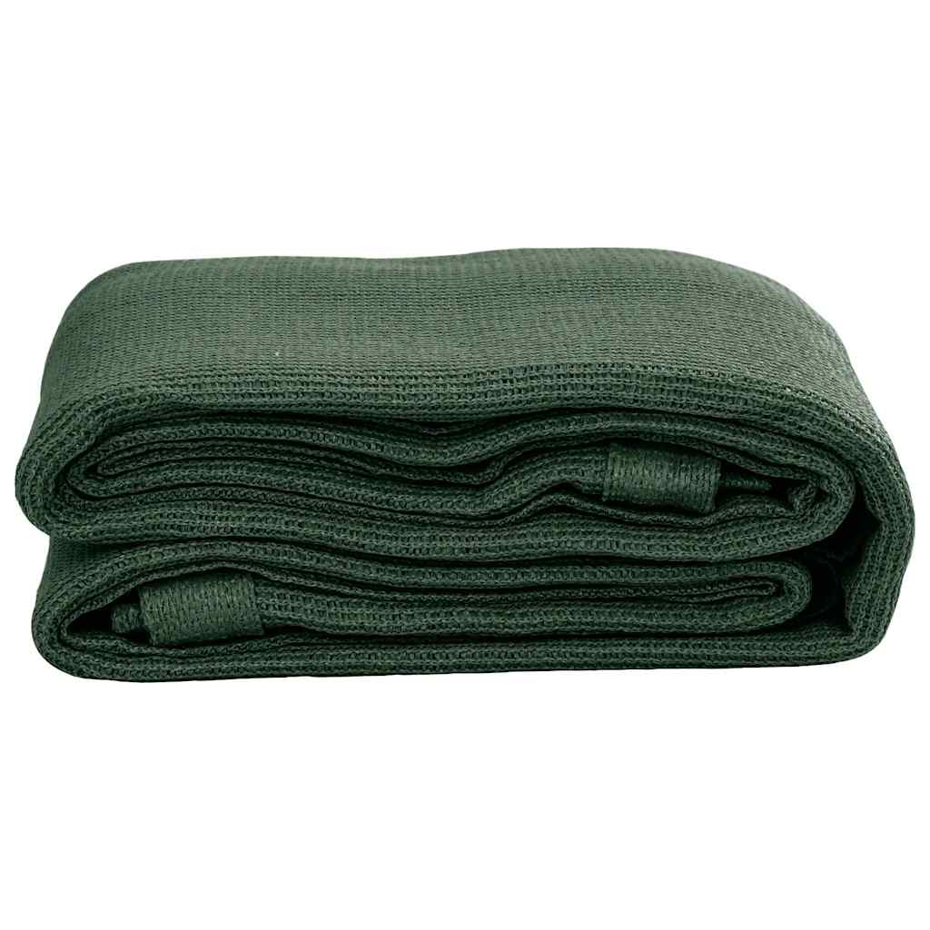 Tapis de tente 400x500 cm Vert foncé PEHD Accessoires de tente vidaXL