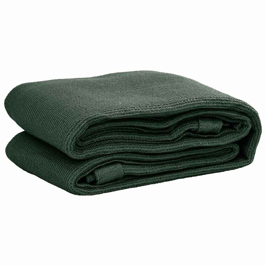 Tapis de tente 400x700 cm Vert foncé PEHD Accessoires de tente vidaXL