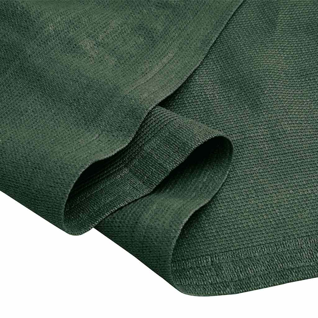 Tapis de tente 400x800 cm Vert foncé PEHD Accessoires de tente vidaXL