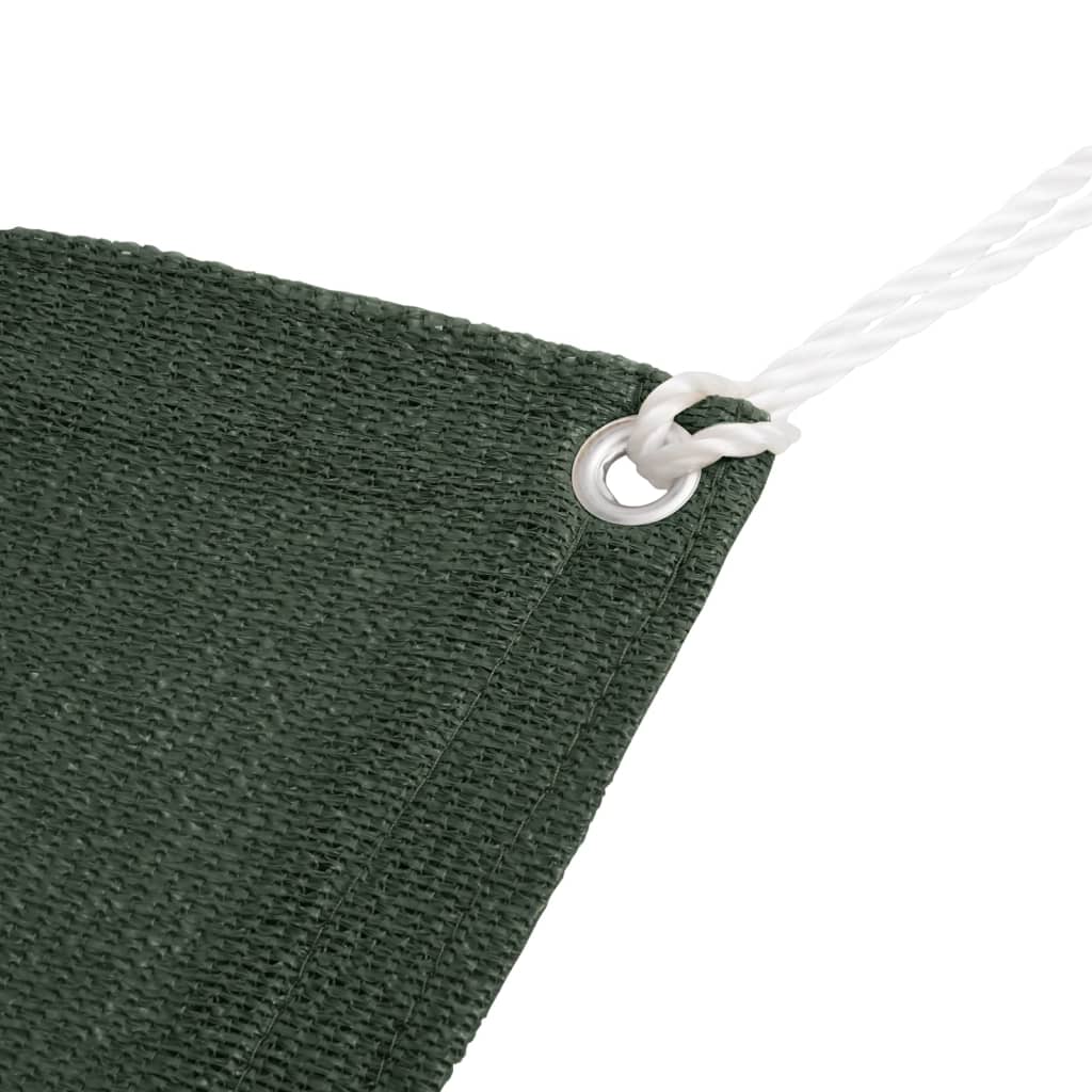 Tapis de tente 400x800 cm Vert foncé PEHD Accessoires de tente vidaXL