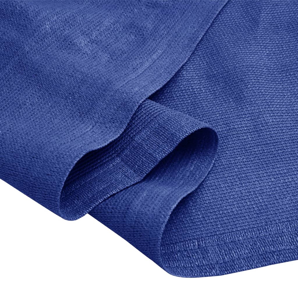 Tapis de tente 400x400 cm Bleu PEHD Accessoires de tente vidaXL