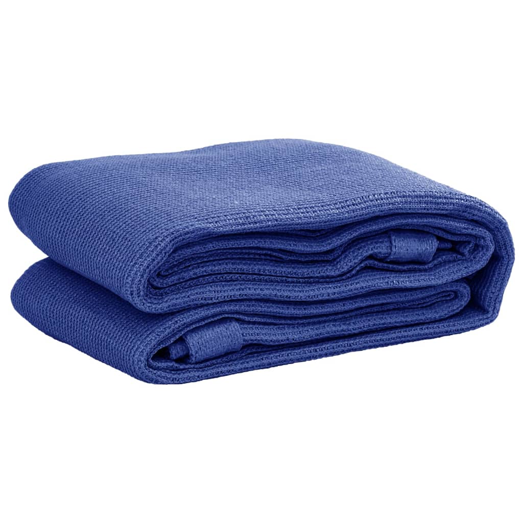 Tapis de tente 400x700 cm Bleu PEHD Accessoires de tente vidaXL