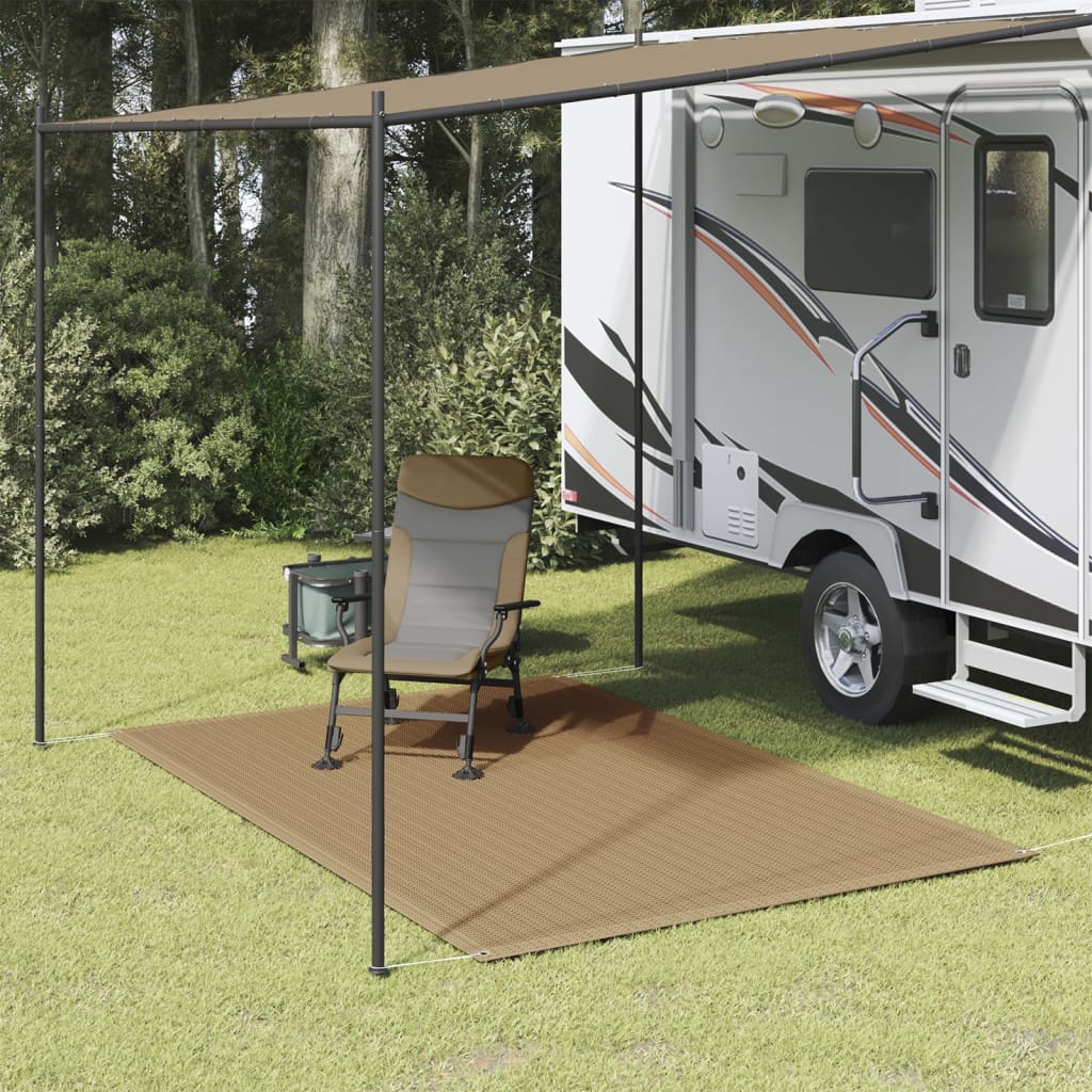 Tapis de tente 250x300 cm Taupe Accessoires de tente vidaXL
