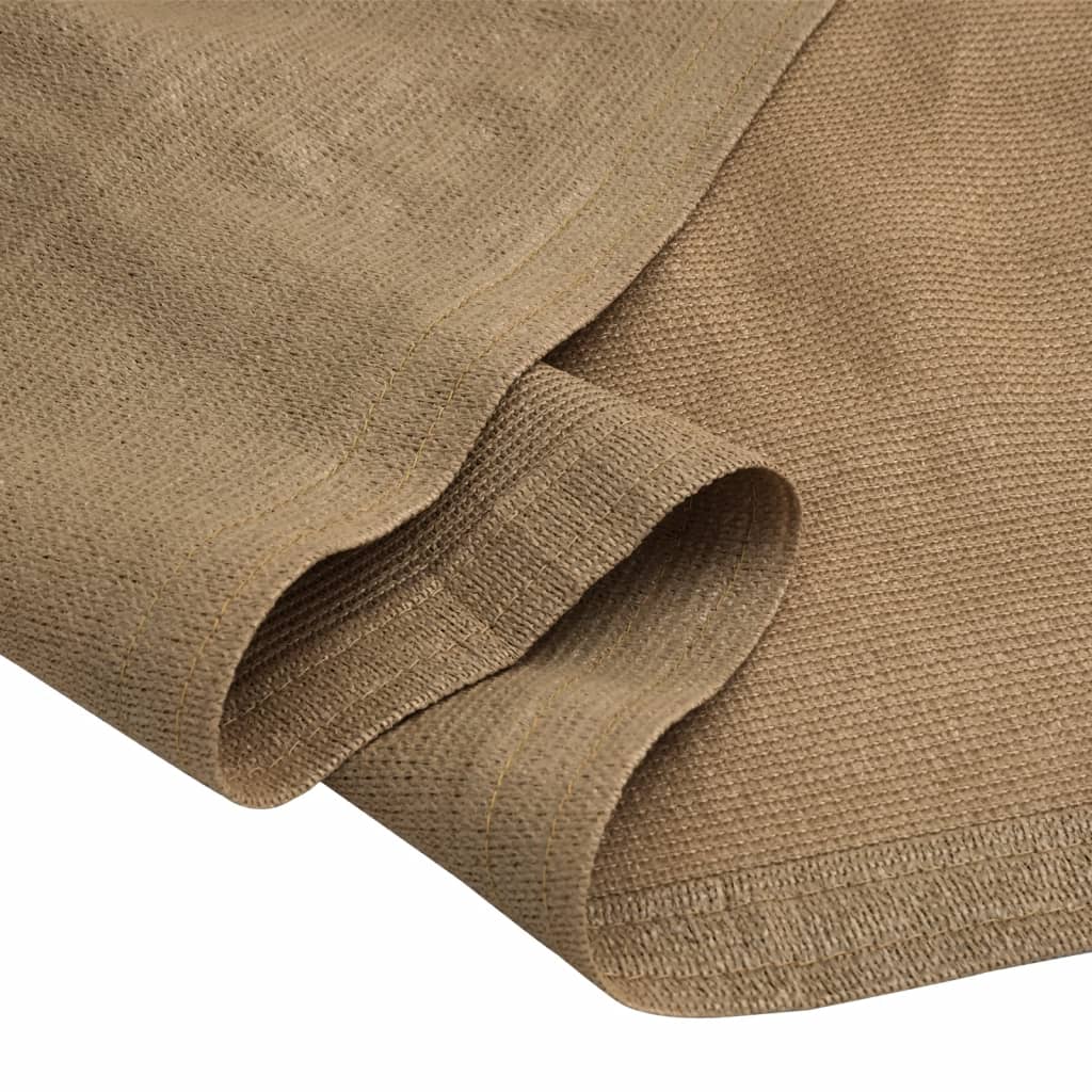 Tapis de tente Taupe 400x700 cm PEHD Accessoires de tente vidaXL