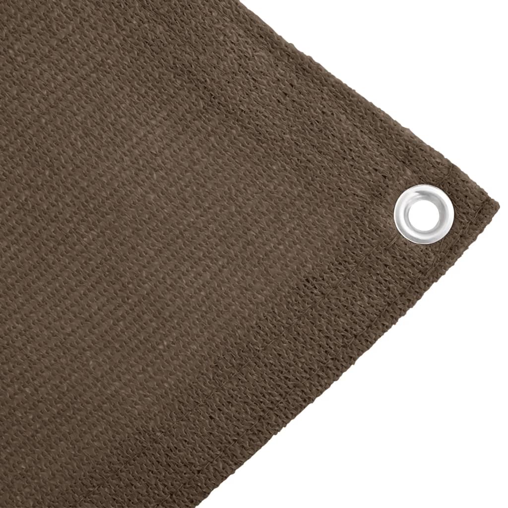 Tapis de tente 400x400 cm Marron Accessoires de tente vidaXL