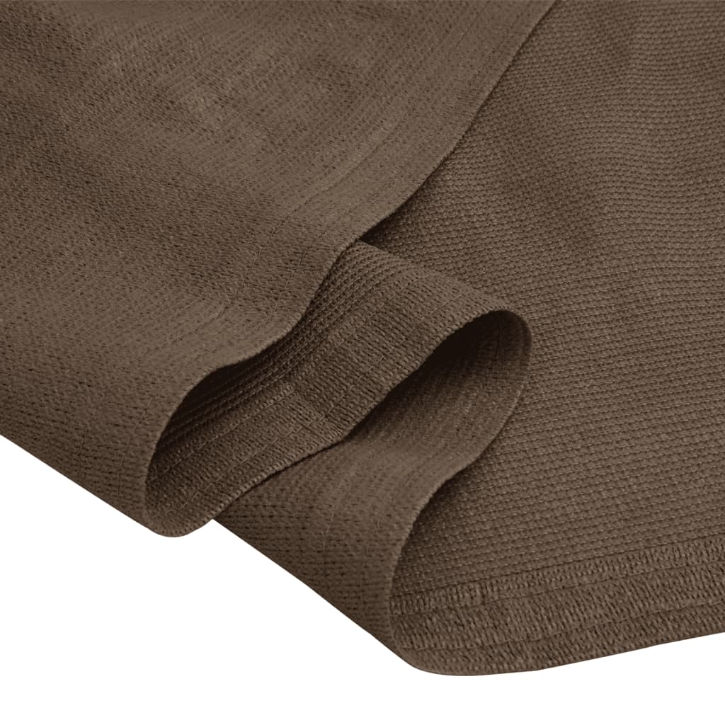 Tapis de tente 400x400 cm Marron Accessoires de tente vidaXL