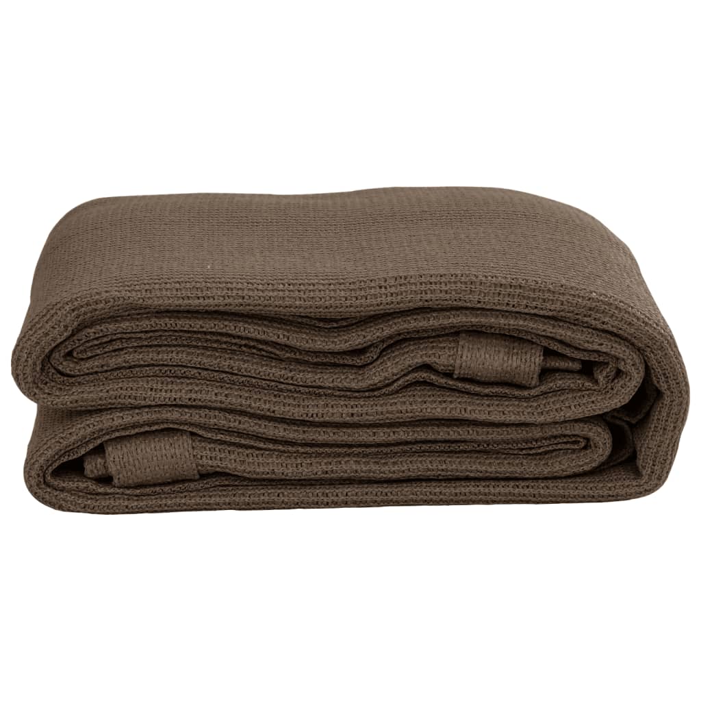 Tapis de tente 400x500 cm Marron Accessoires de tente vidaXL