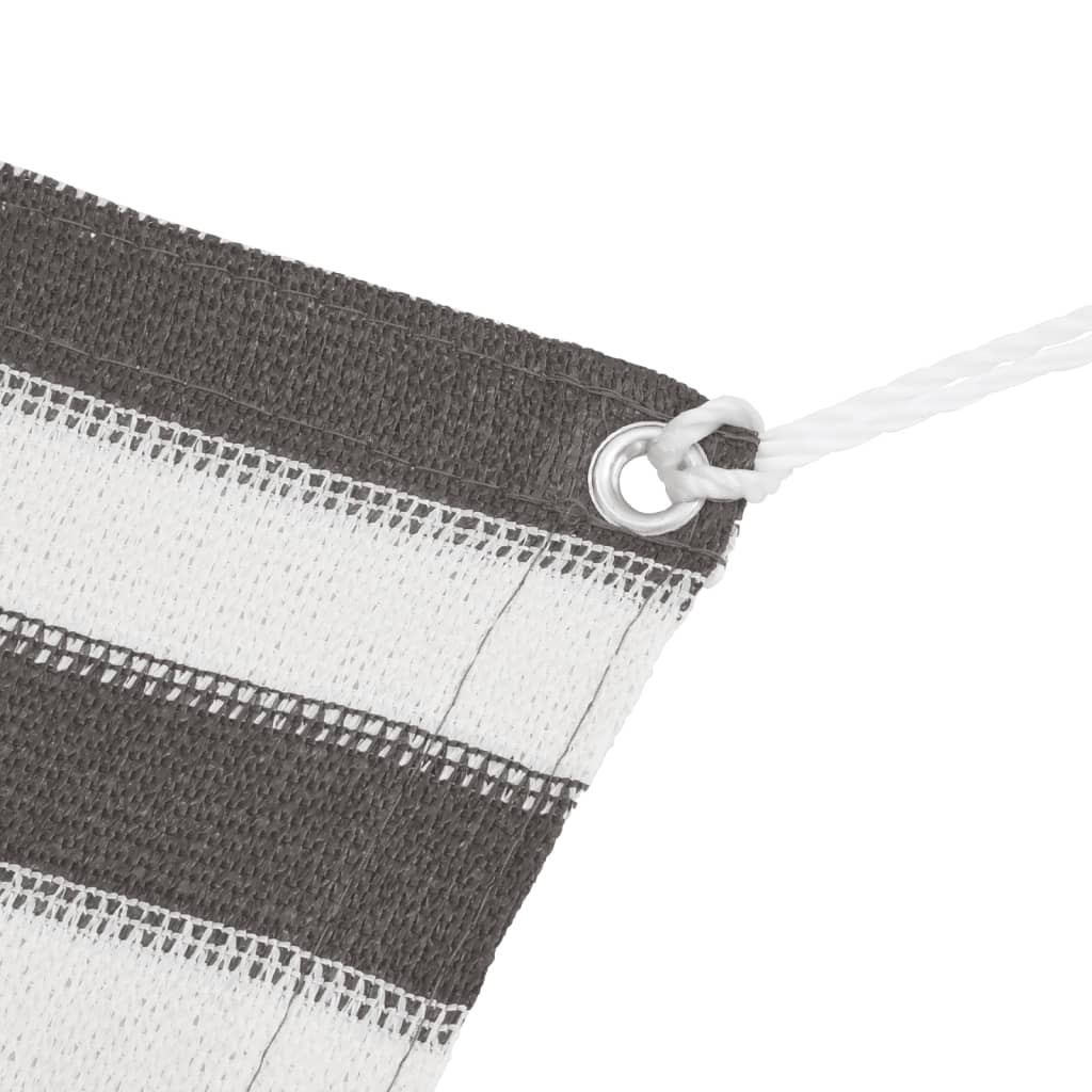 Tapis de tente 300x500 cm anthracite et blanc Accessoires de tente vidaXL