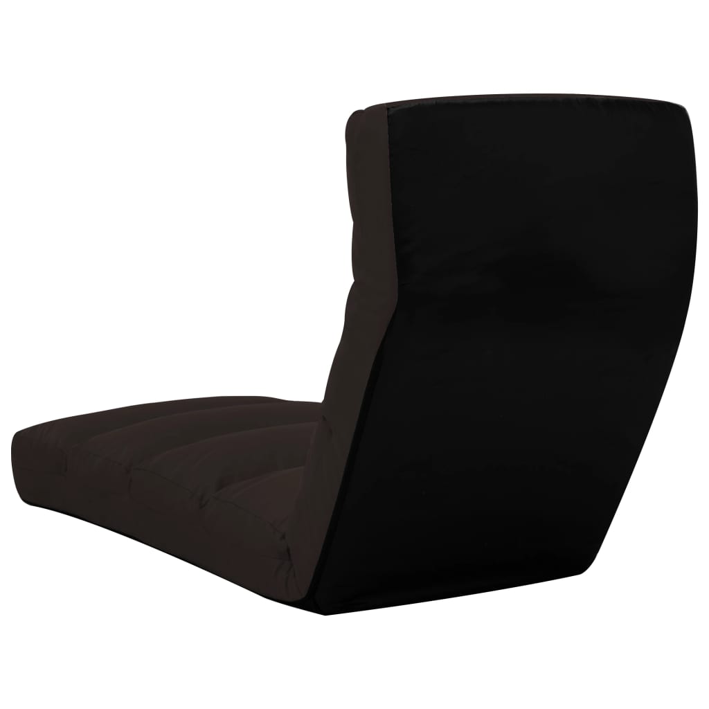 Chaise pliable de sol Marron Similicuir - XIOS