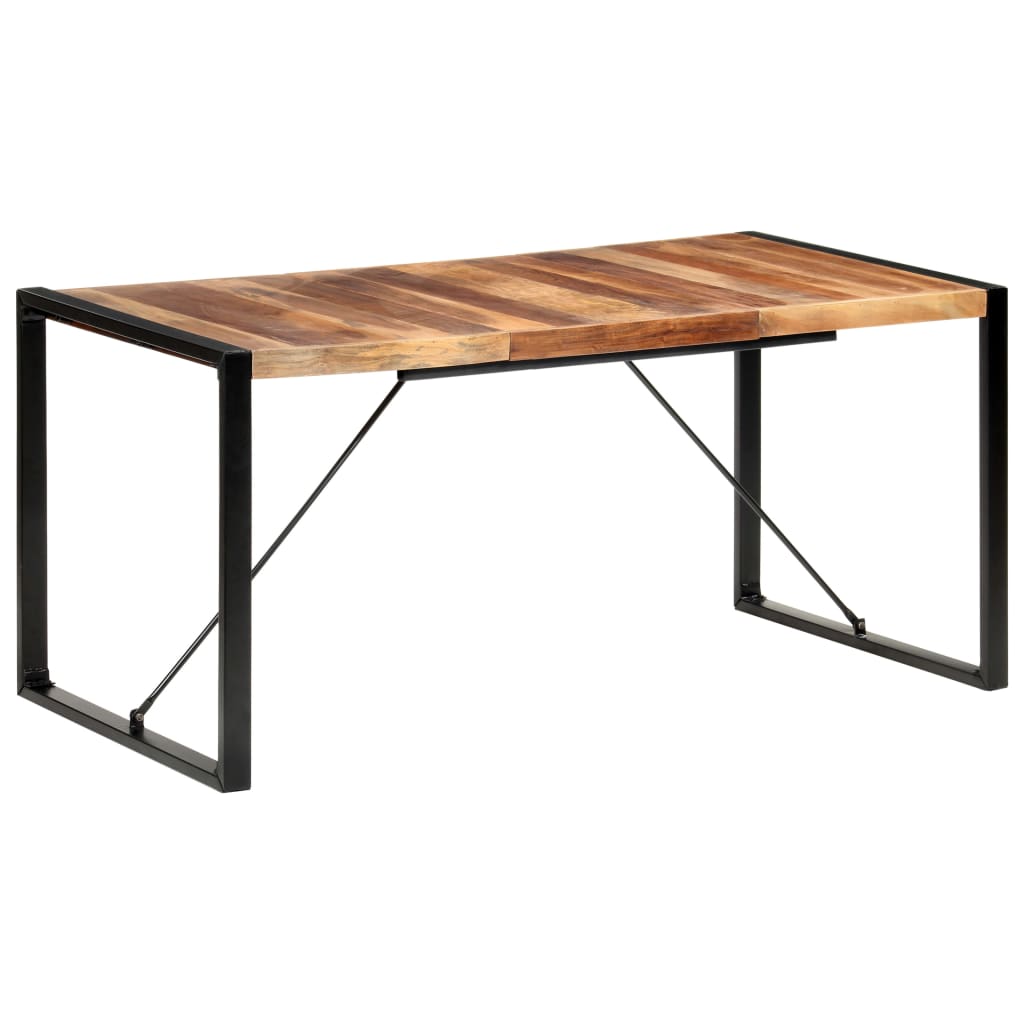 Table à manger 160x80x75 cm bois massif - XIOS