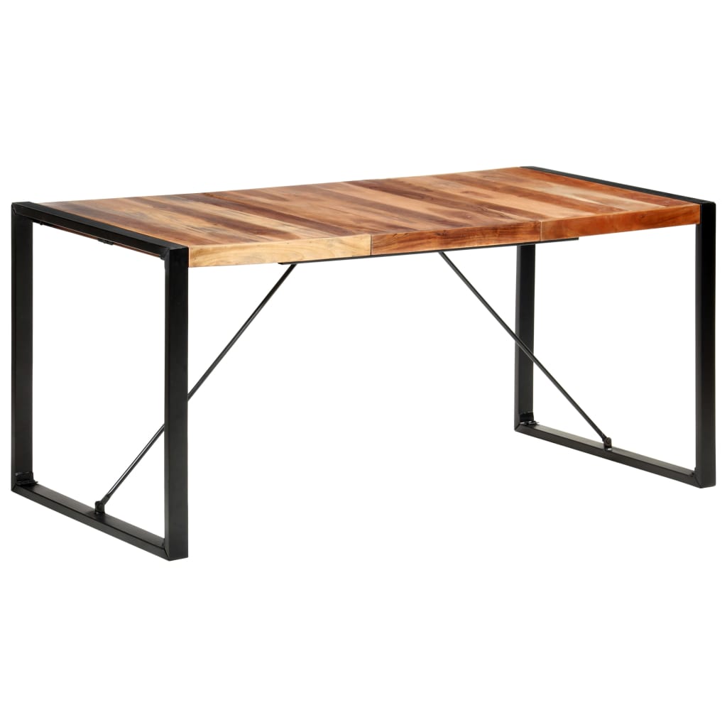 Table à manger 160x80x75 cm bois massif - XIOS
