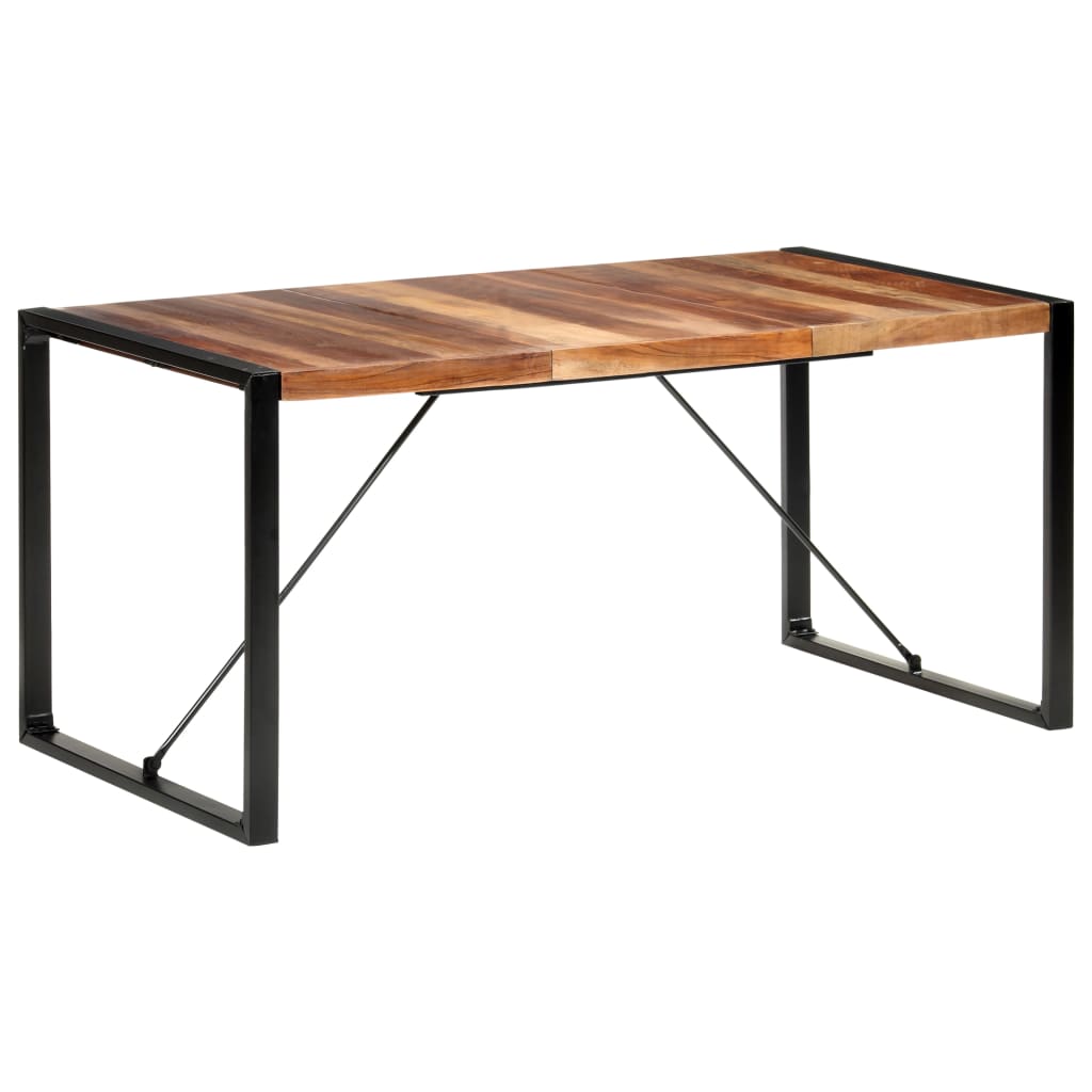 Table à manger 160x80x75 cm bois massif - XIOS