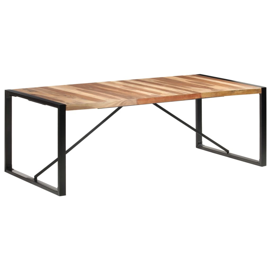 Table à manger 220x100x75 cm bois massif - XIOS