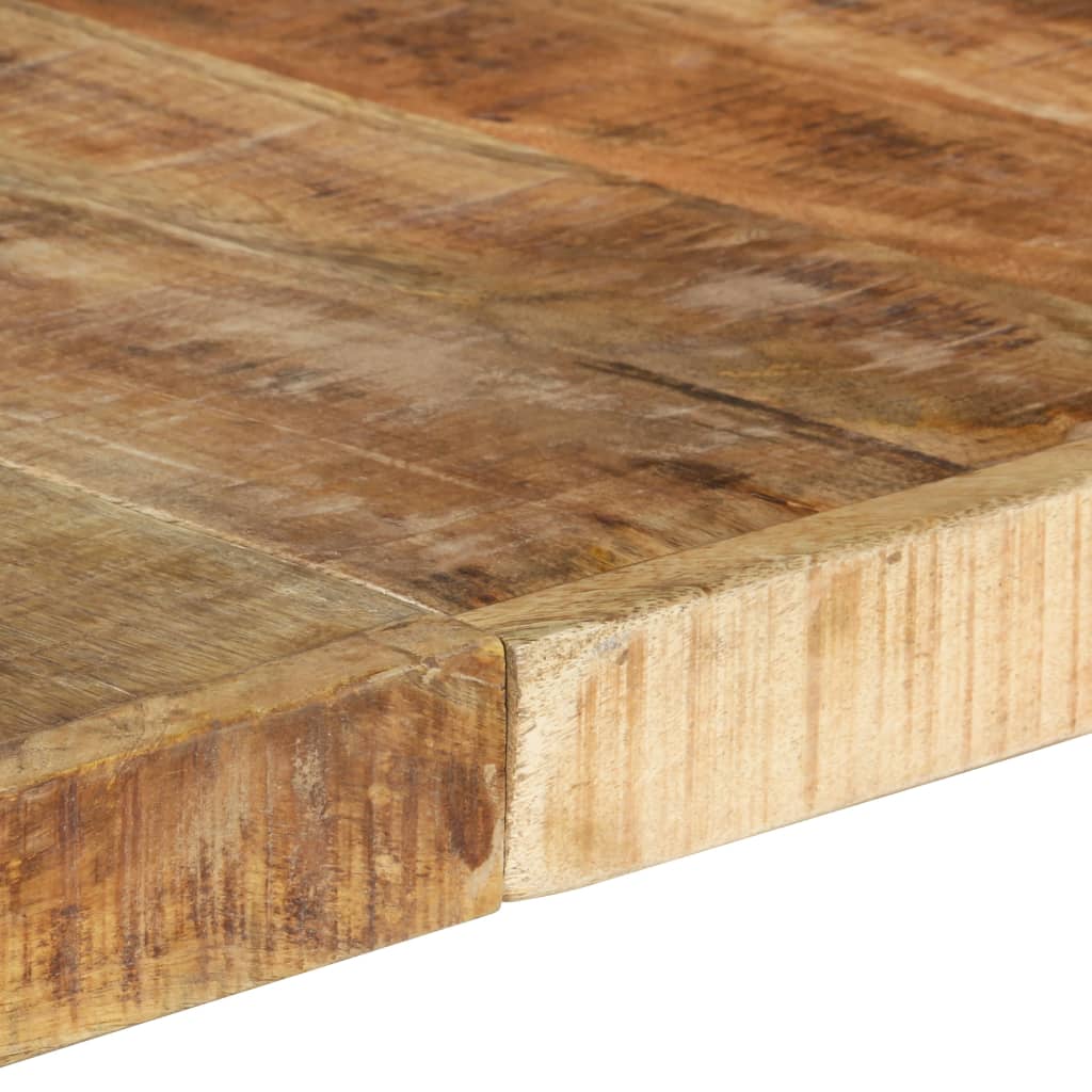 Table à manger 140x140x75 cm Bois de manguier brut - XIOS