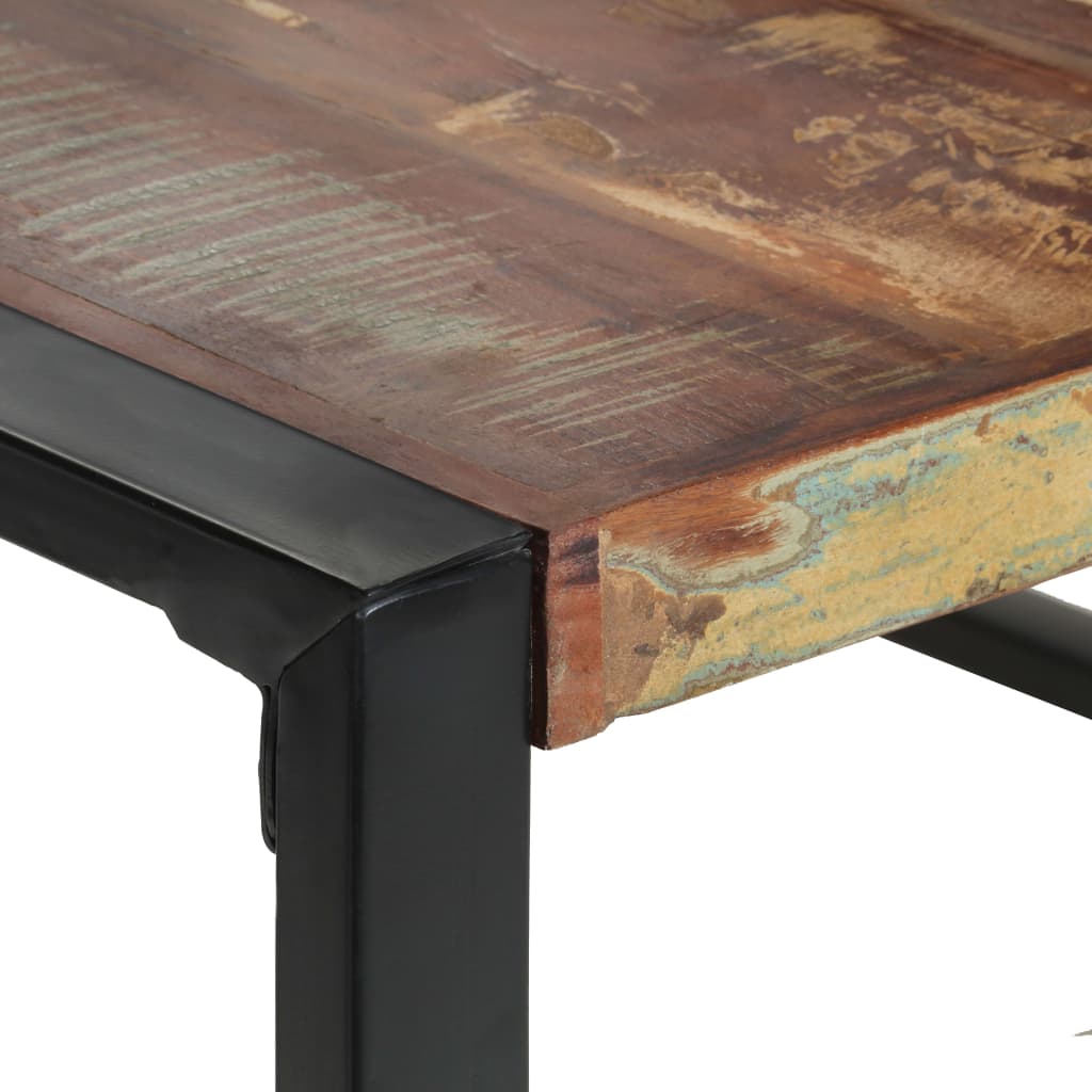 Table à manger 140x140x75 cm Bois de récupération massif - XIOS