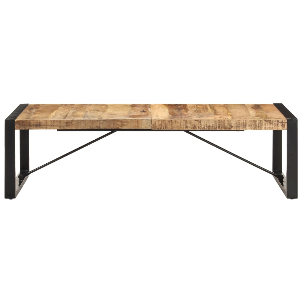 Table basse 140x70x40 cm Bois de manguier brut - XIOS