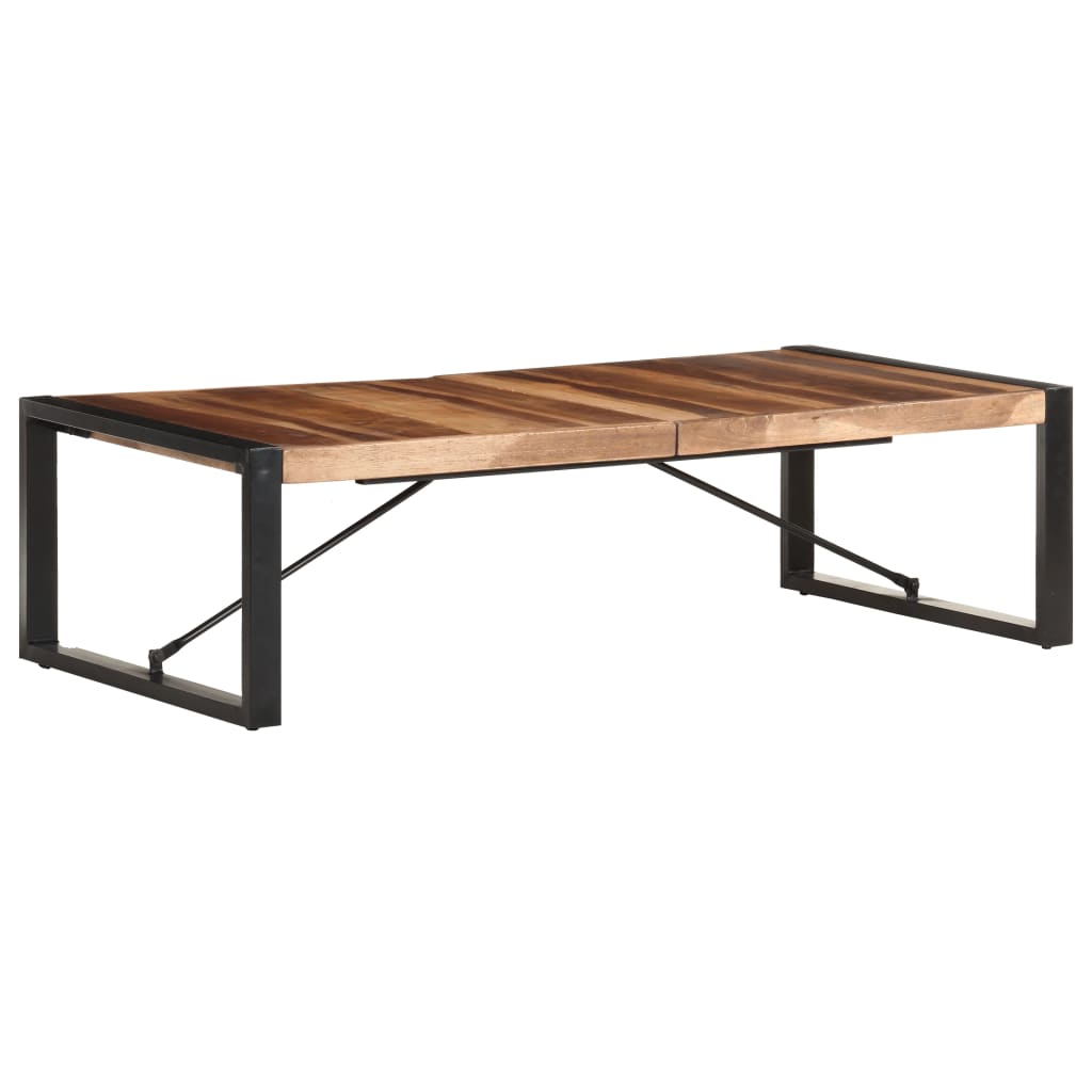 Table basse 140x70x40 cm Bois solide - XIOS