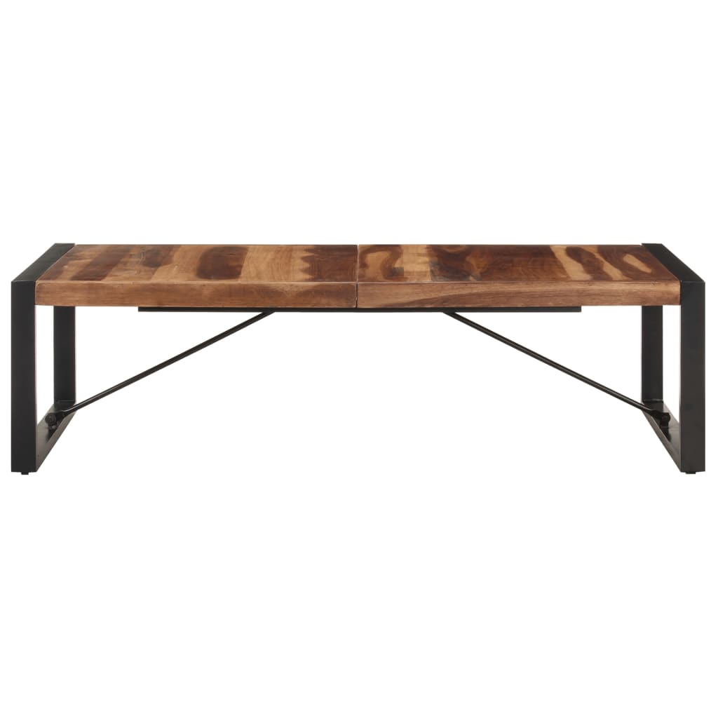 Table basse 140x70x40 cm Bois solide - XIOS