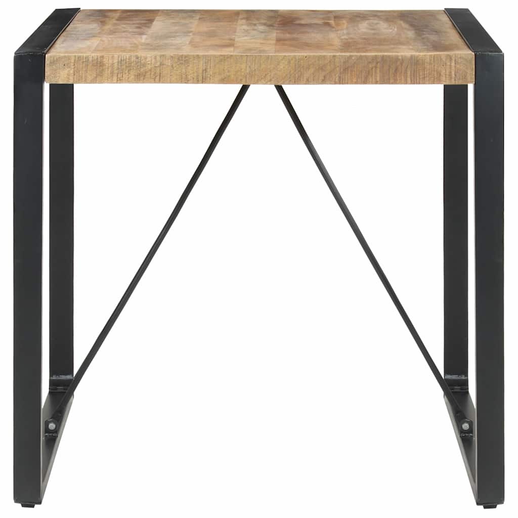 Table à manger 80x80x75 cm Bois de manguier brut