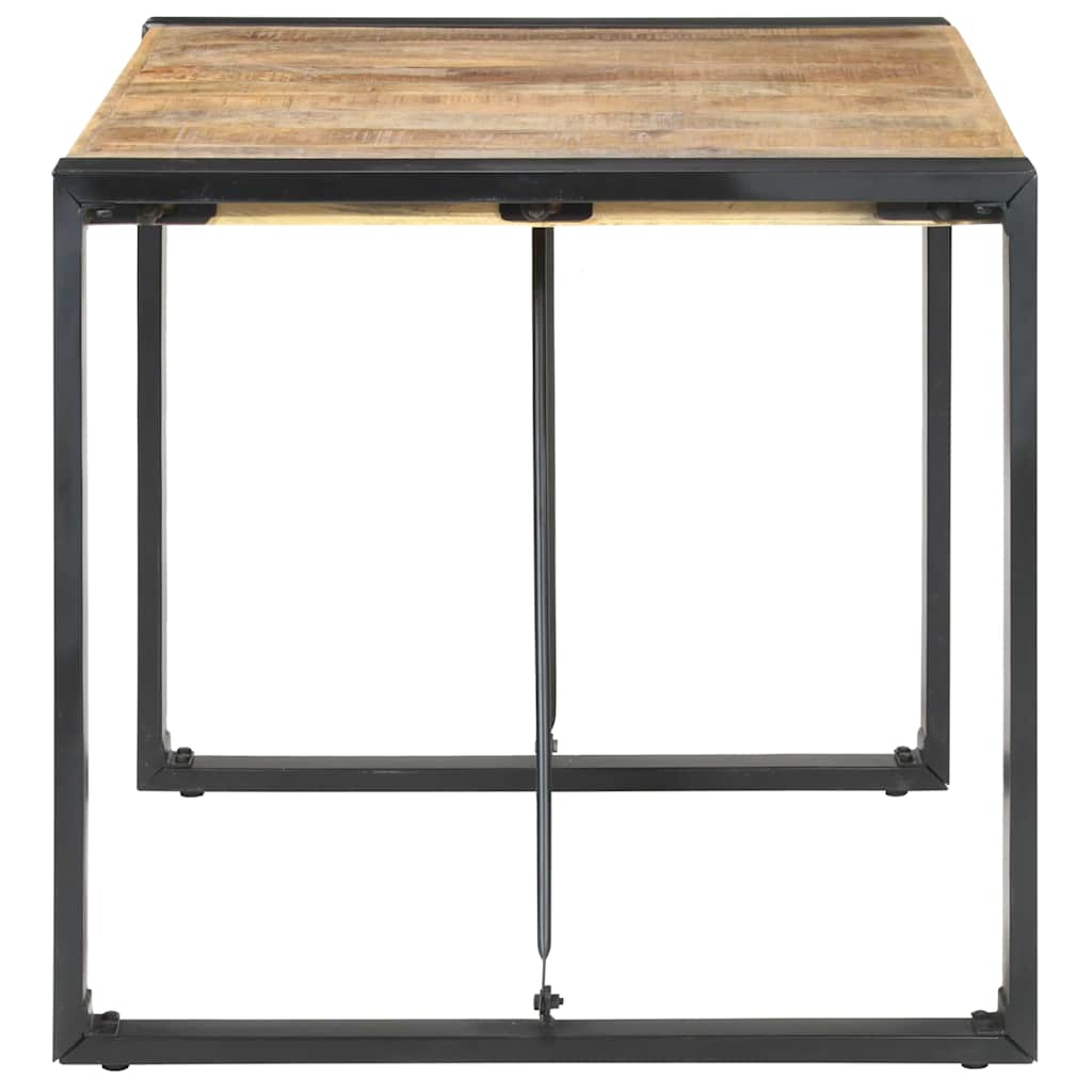 Table à manger 80x80x75 cm Bois de manguier brut