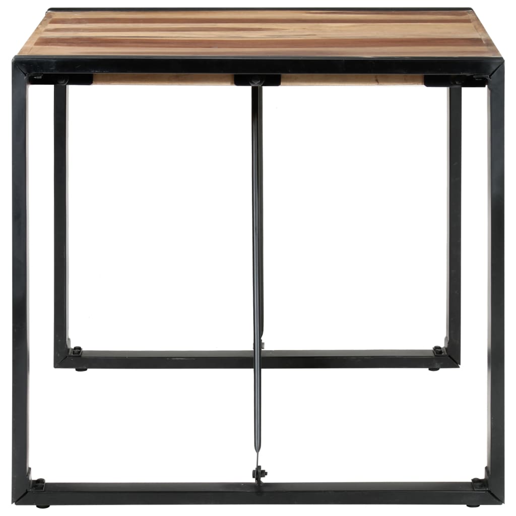 Table à manger 80x80x75 cm bois massif - XIOS