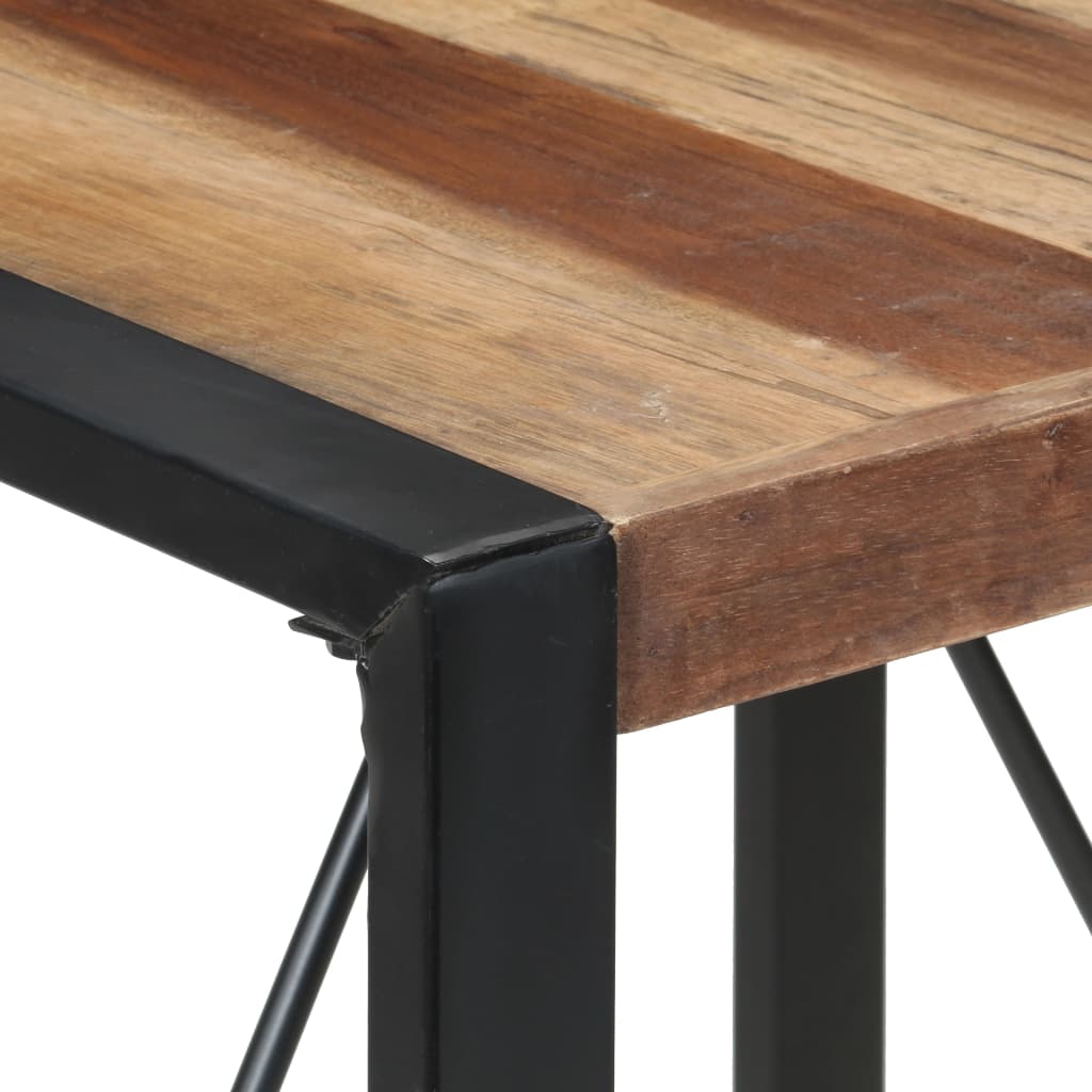 Table à manger 80x80x75 cm bois massif - XIOS