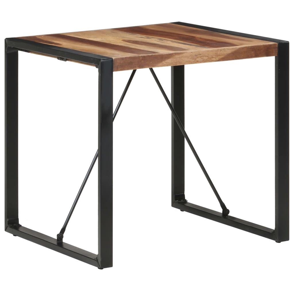 Table à manger 80x80x75 cm bois massif - XIOS