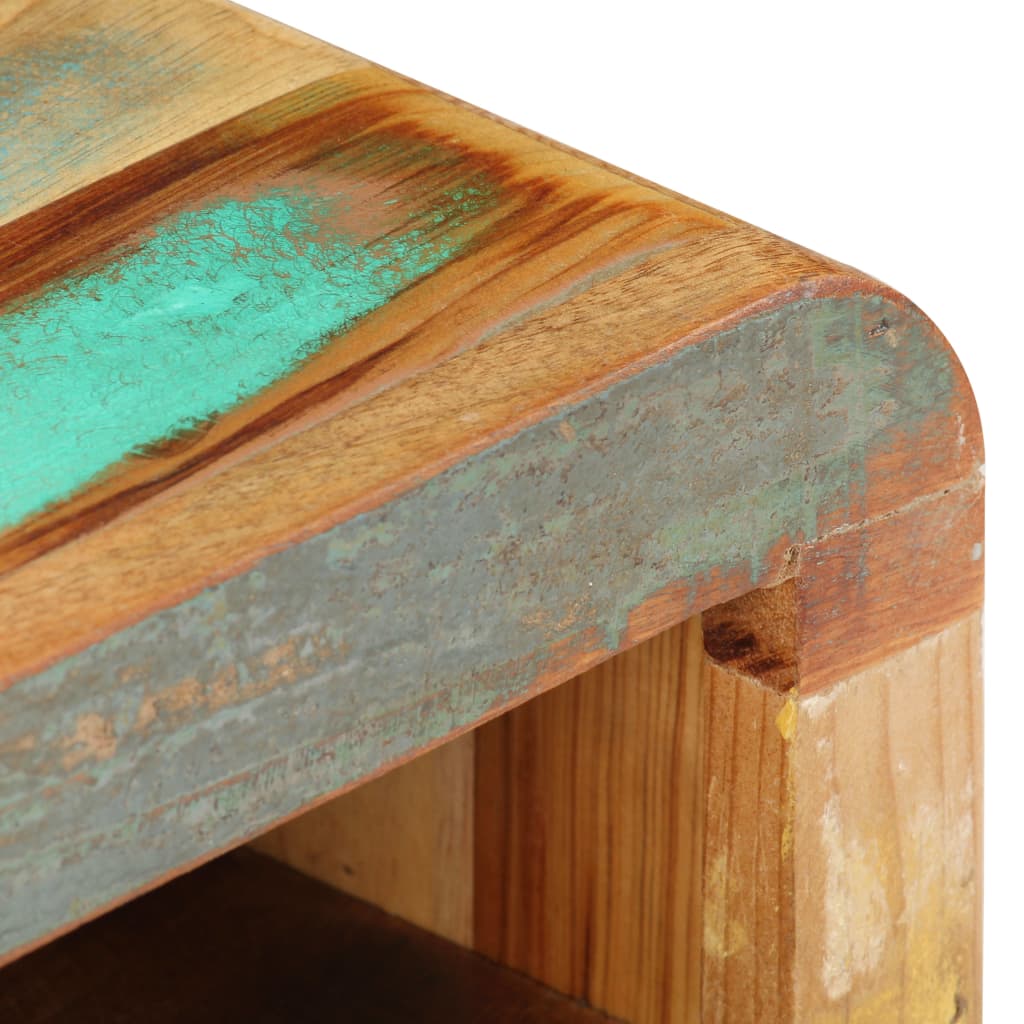 Table de chevet 30x30x41 cm Bois de récupération massif - XIOS