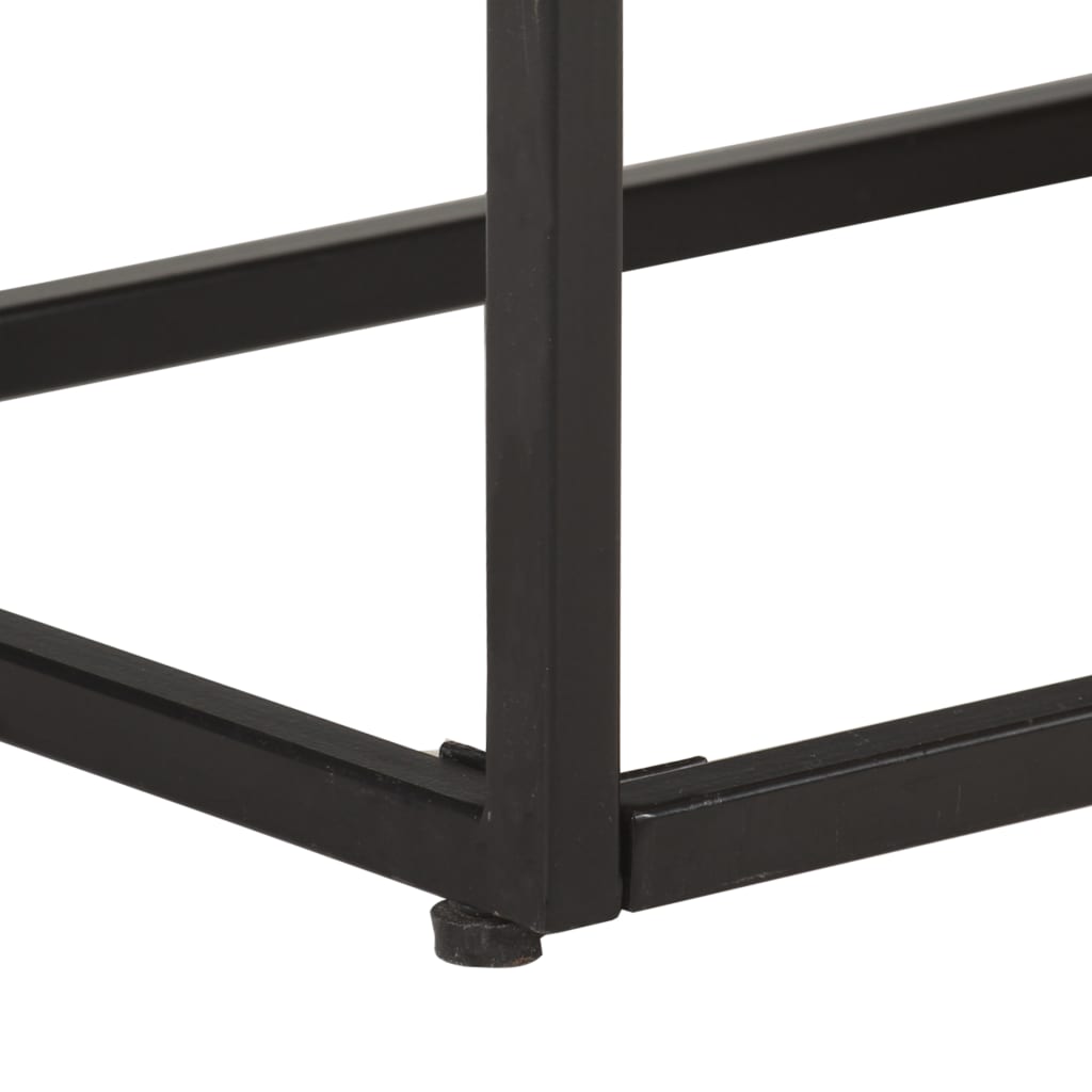 Meuble TV 130x30x45 cm Bois de manguier brut - XIOS