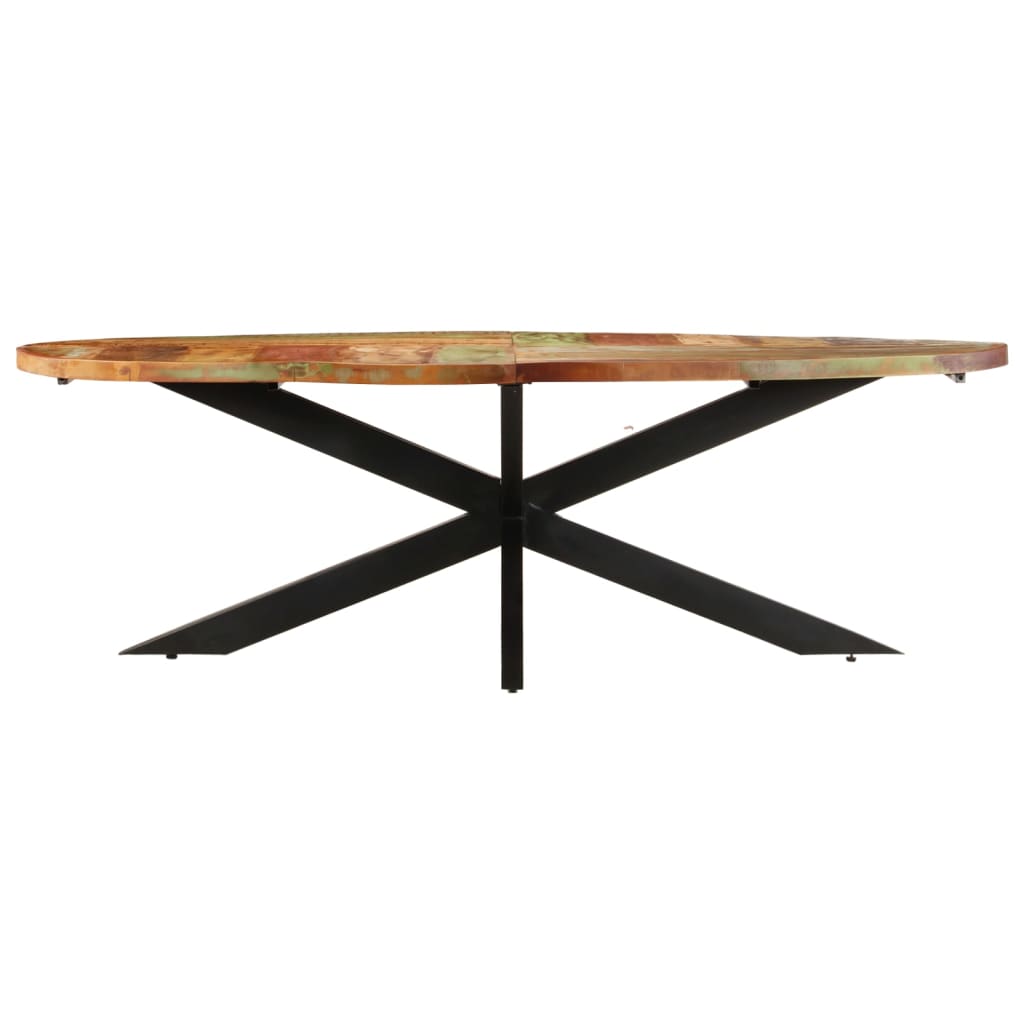 Table à dîner 240x100x75 cm Bois de récupération solide