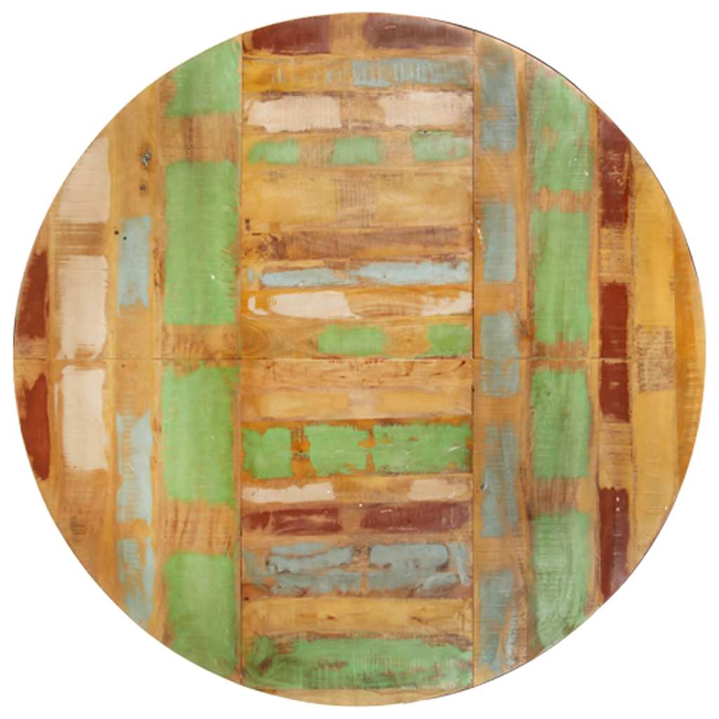 Table à manger ronde 175x75 cm Bois de récupération massif