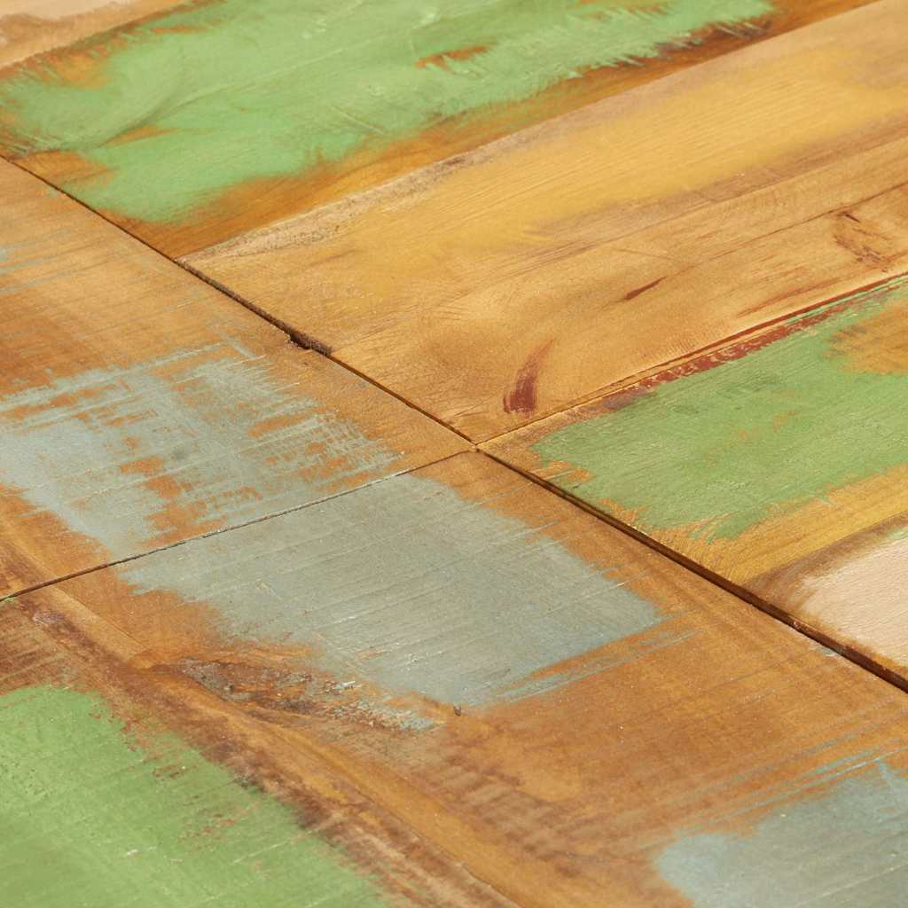 Table à manger ronde 175x75 cm Bois de récupération massif