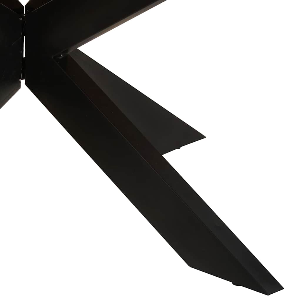 Table à manger ronde 175x75 cm Bois de récupération massif