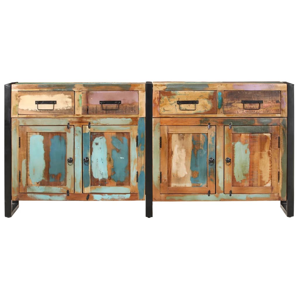 Buffet 172x35x80 cm Bois de récupération massif - XIOS