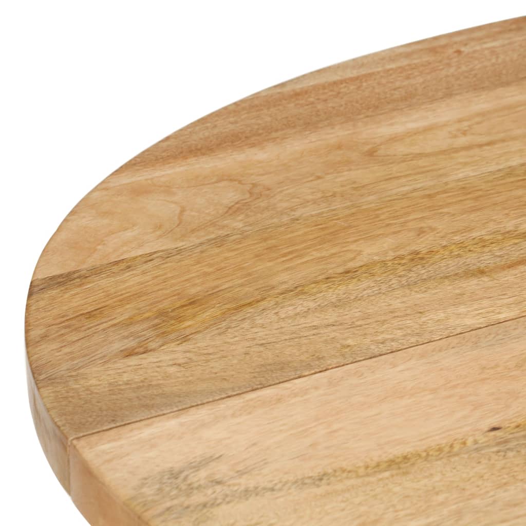 Table à manger Rond 110x76 cm Bois de manguier massif - XIOS