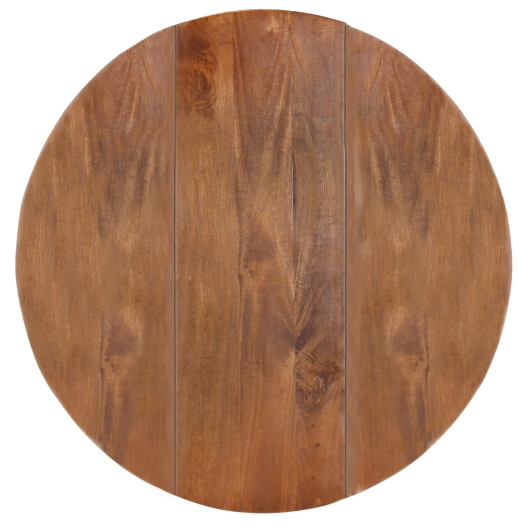Table à manger Rond 110x76 cm Bois de manguier massif - XIOS