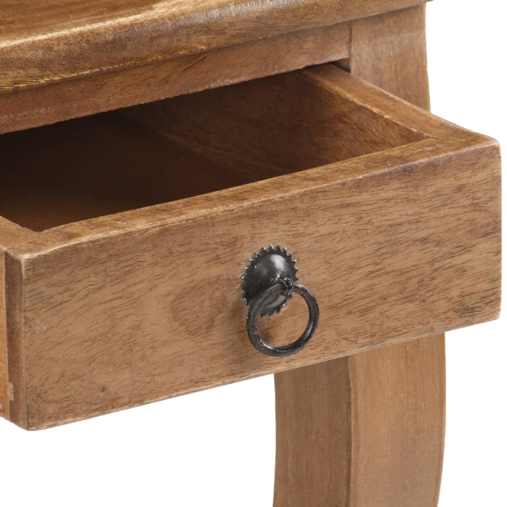 Table de chevet 28x28x46 cm Bois de manguier massif - XIOS