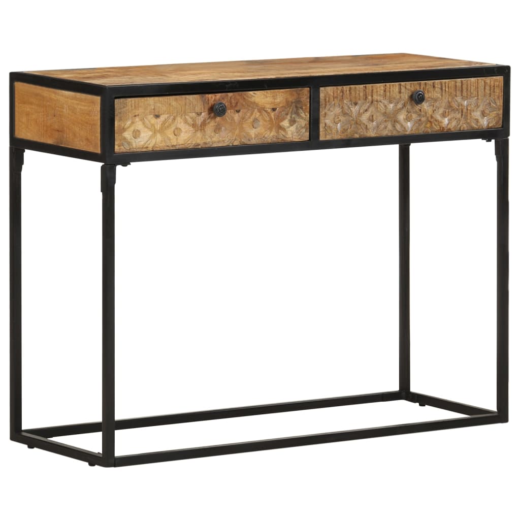 Table console 100x35x75 cm Bois de manguier massif - XIOS