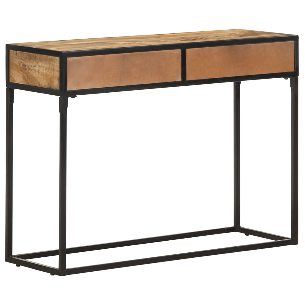 Table console 100x35x75 cm Bois de manguier massif - XIOS