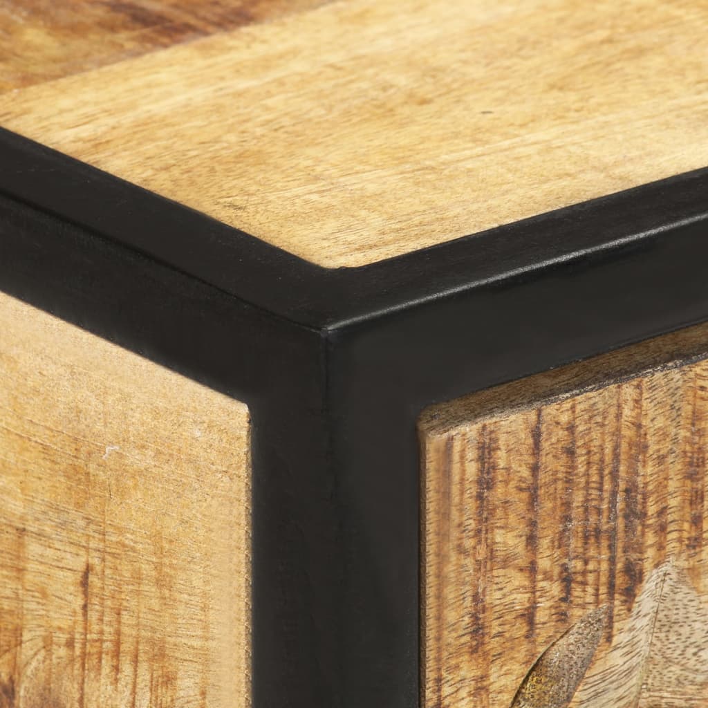 Table console 100x35x75 cm Bois de manguier massif - XIOS