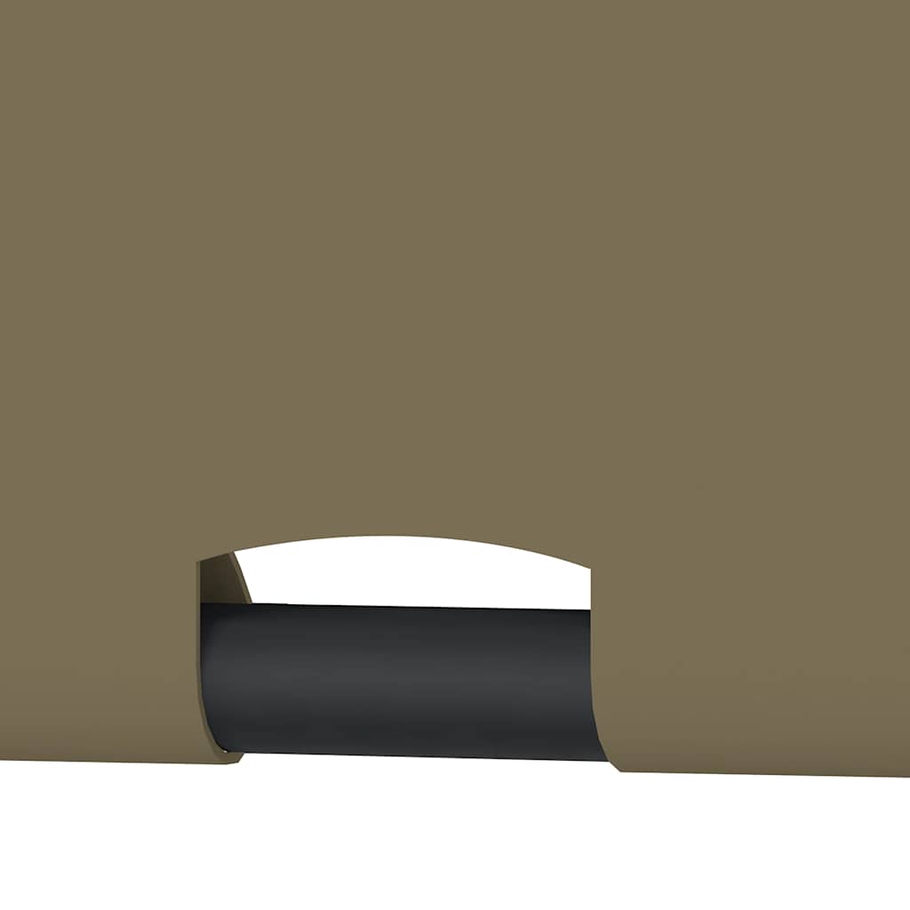 Pergola de jardin avec auvent rétractable 3x3 m Taupe 180 g/m² - XIOS