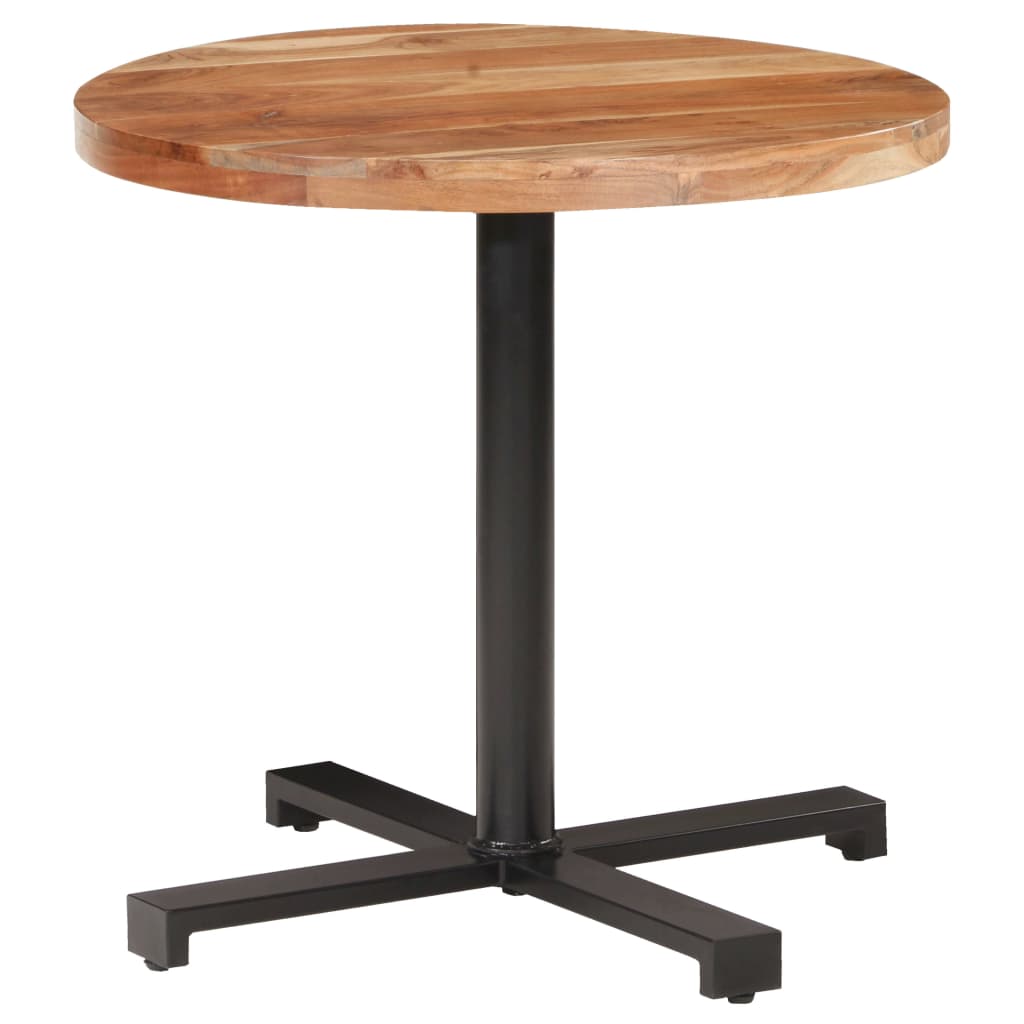 Table de bistro Ronde Ø80x75 cm Bois d'acacia massif - XIOS