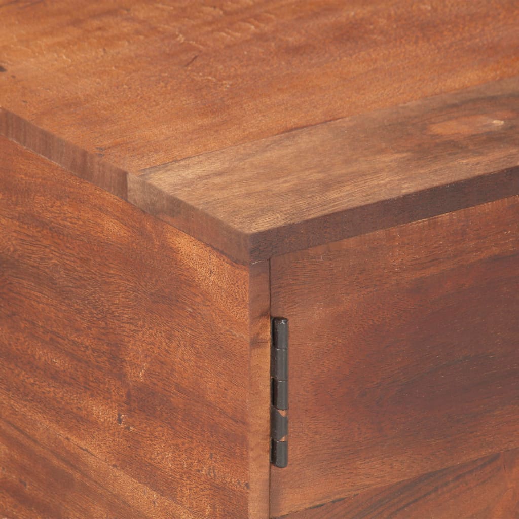 Table basse Marron miel 67x67x45 cm Bois solide d'acacia - XIOS