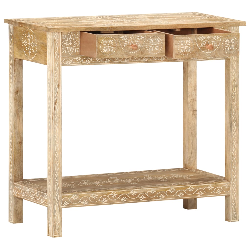 Table console 80x35x74 cm Bois de manguier massif - XIOS