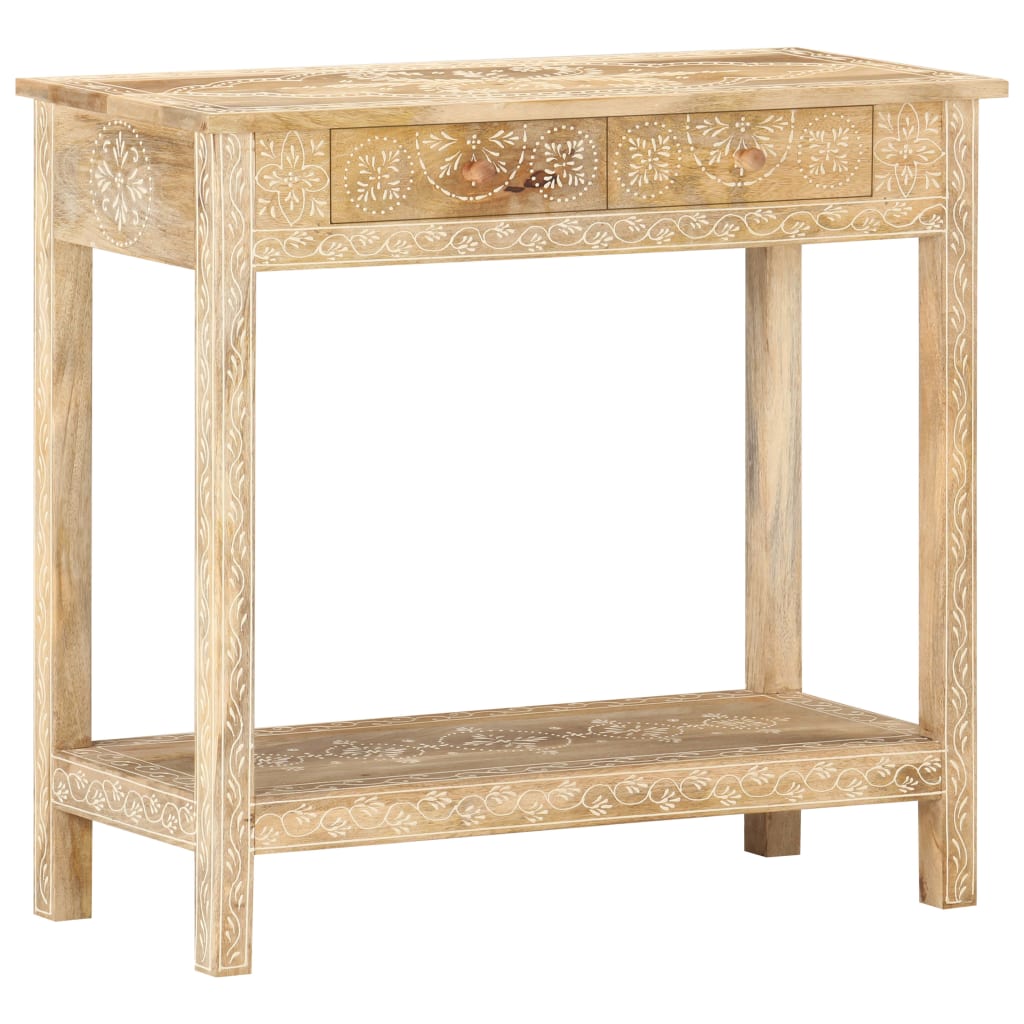 Table console 80x35x74 cm Bois de manguier massif - XIOS